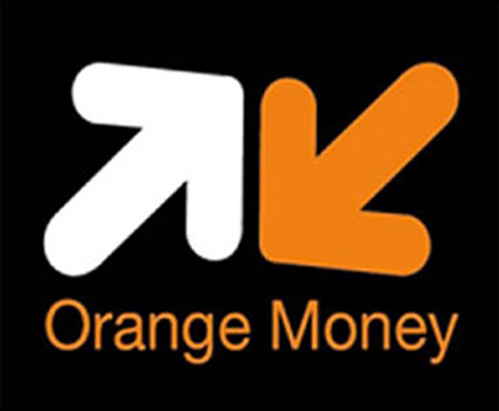 orange logo noir